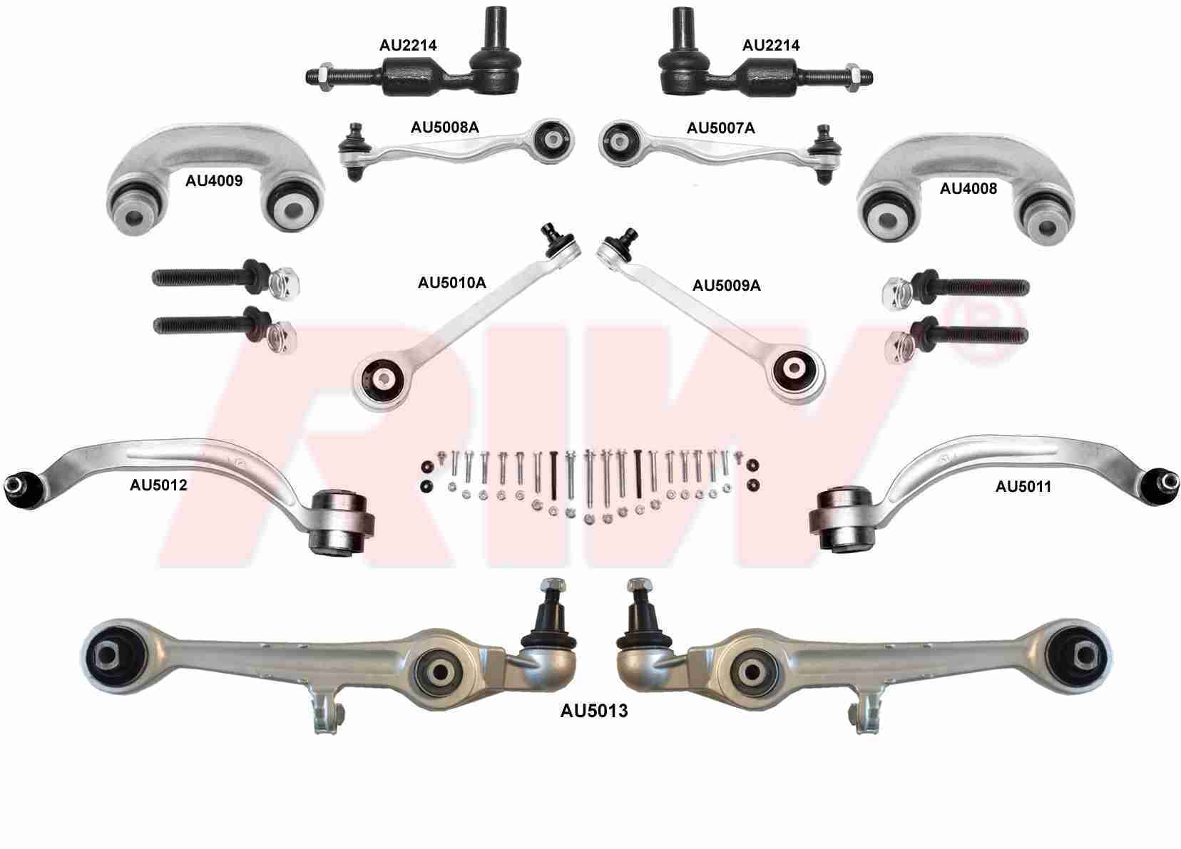 AUDI A4 (8D2, 8E5, B5) 1995 - 2001 Süspansiyon Kit