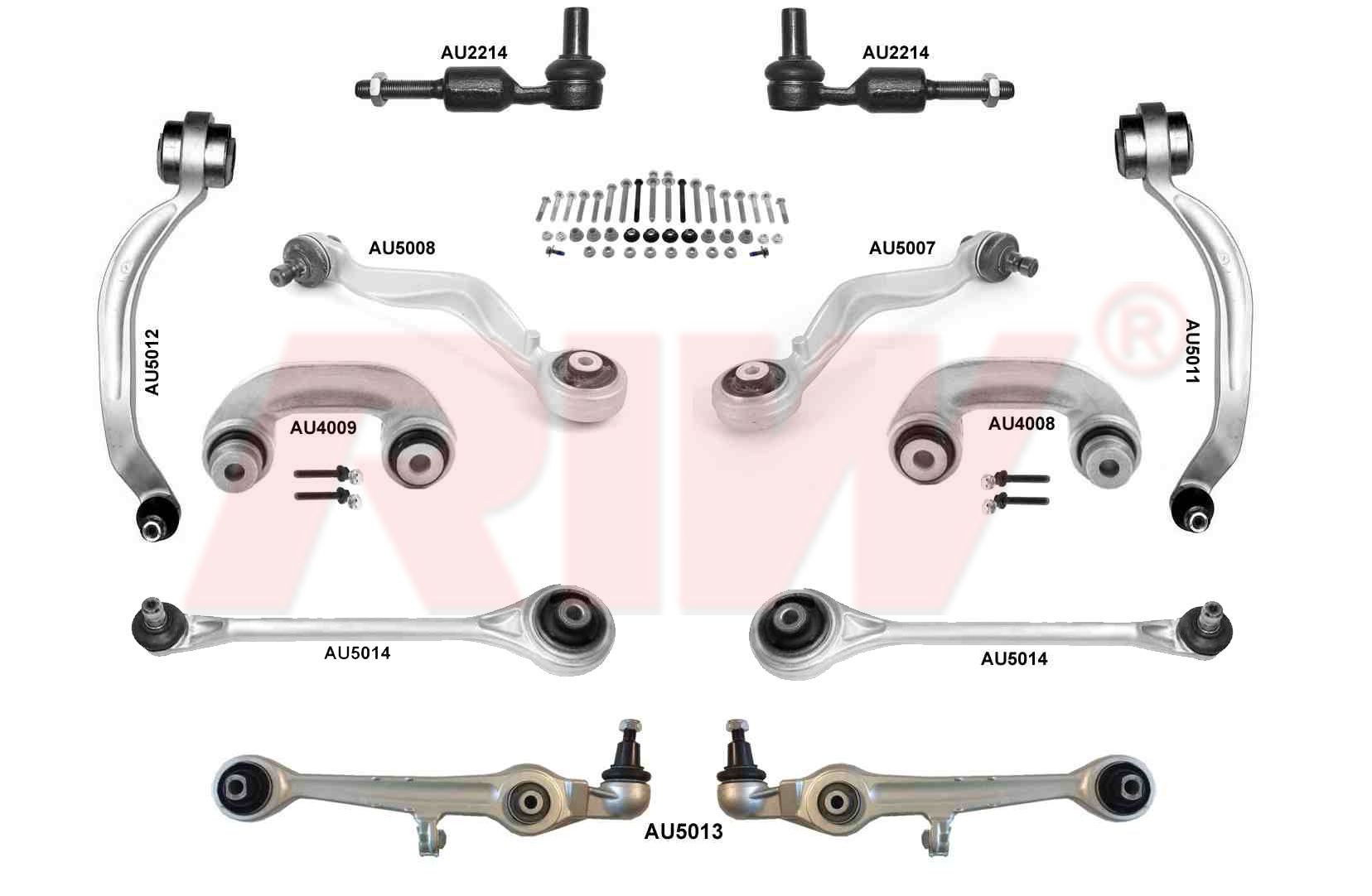 AUDI A8 (4D2, 4D8) 1994 - 2002 Kit De Suspensión y Direccion