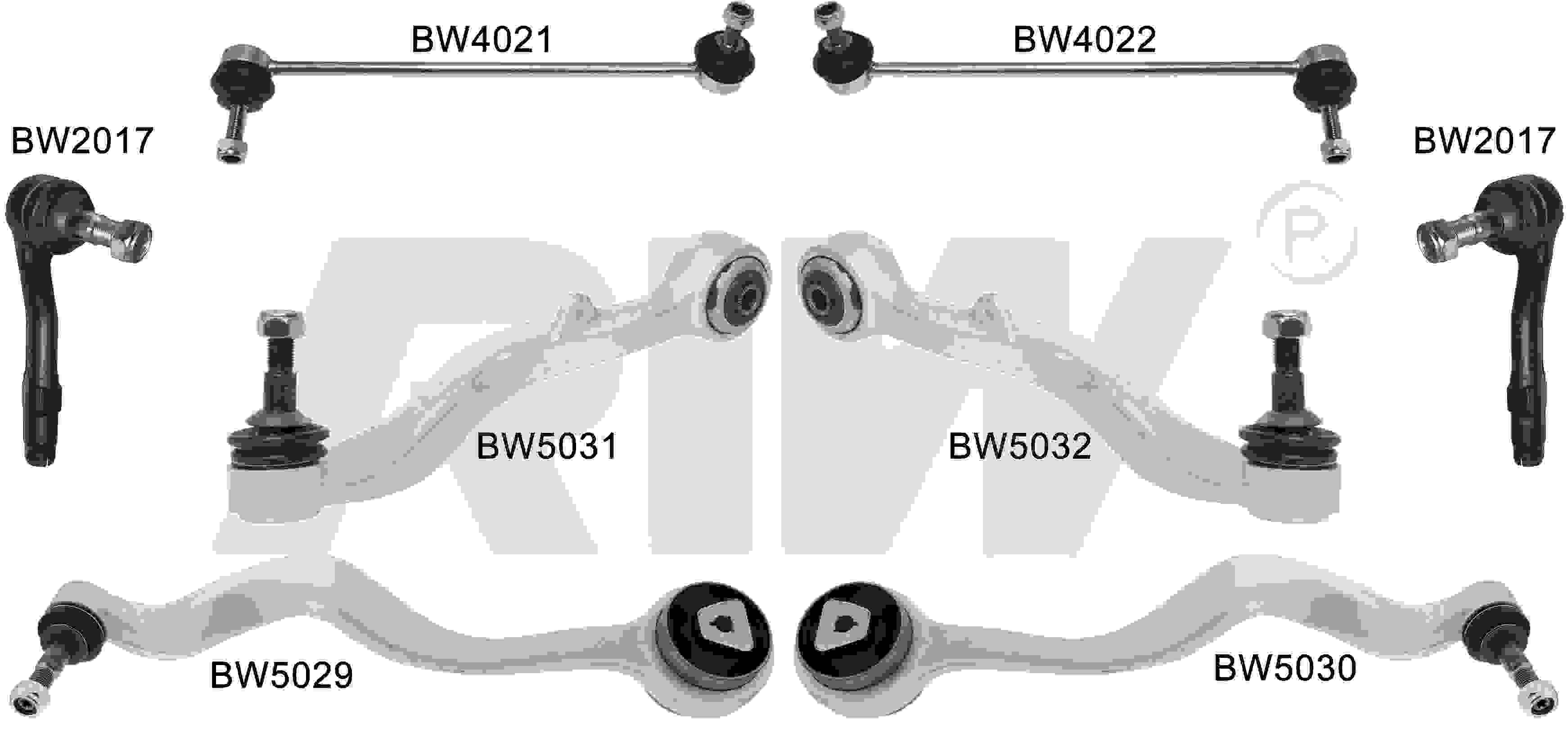 BMW 5 SERIES (E60, E61) 2003 - 2010 Repair Kit