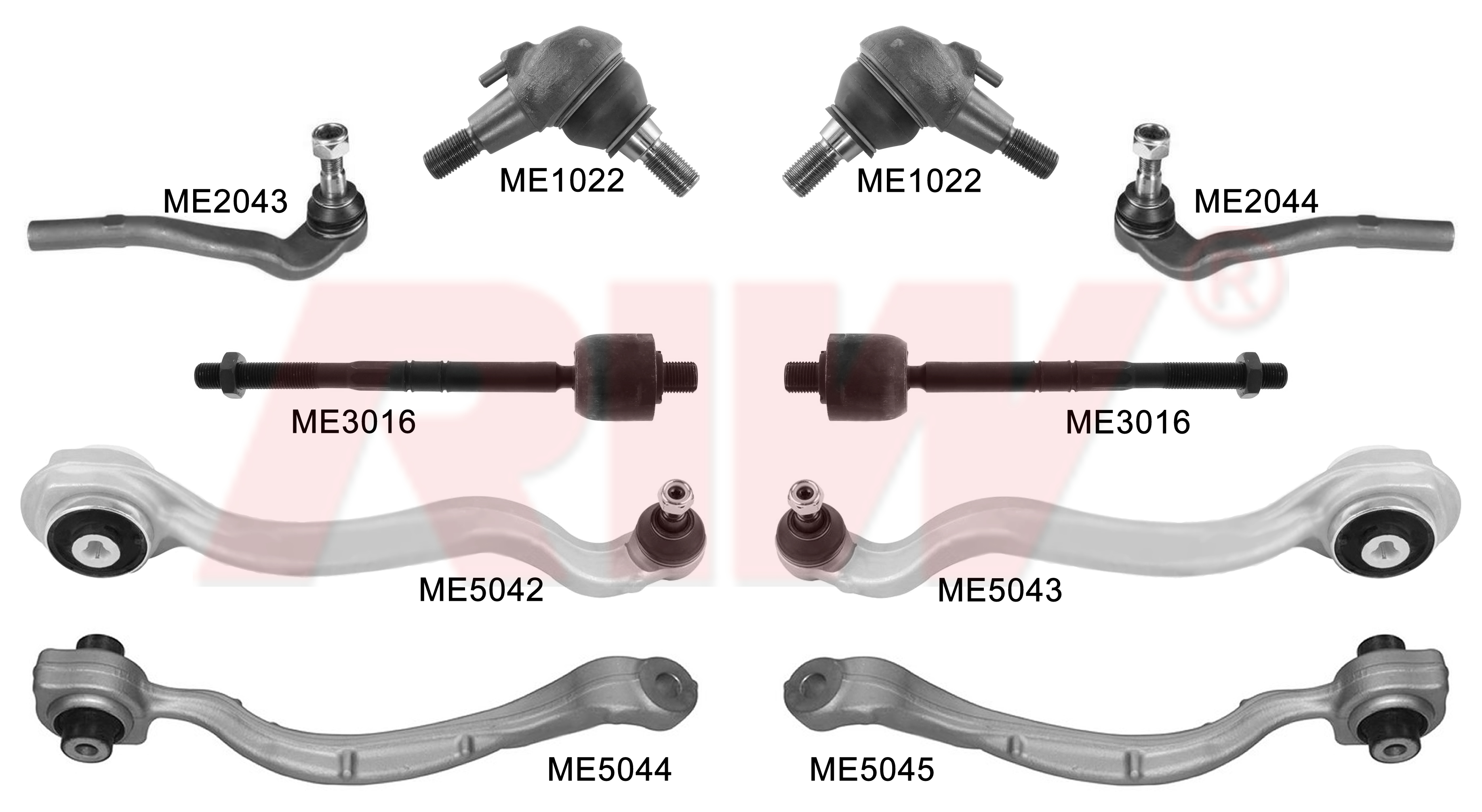 MERCEDES E CLASS (W212) 2009 - 2016 Süspansiyon Kit