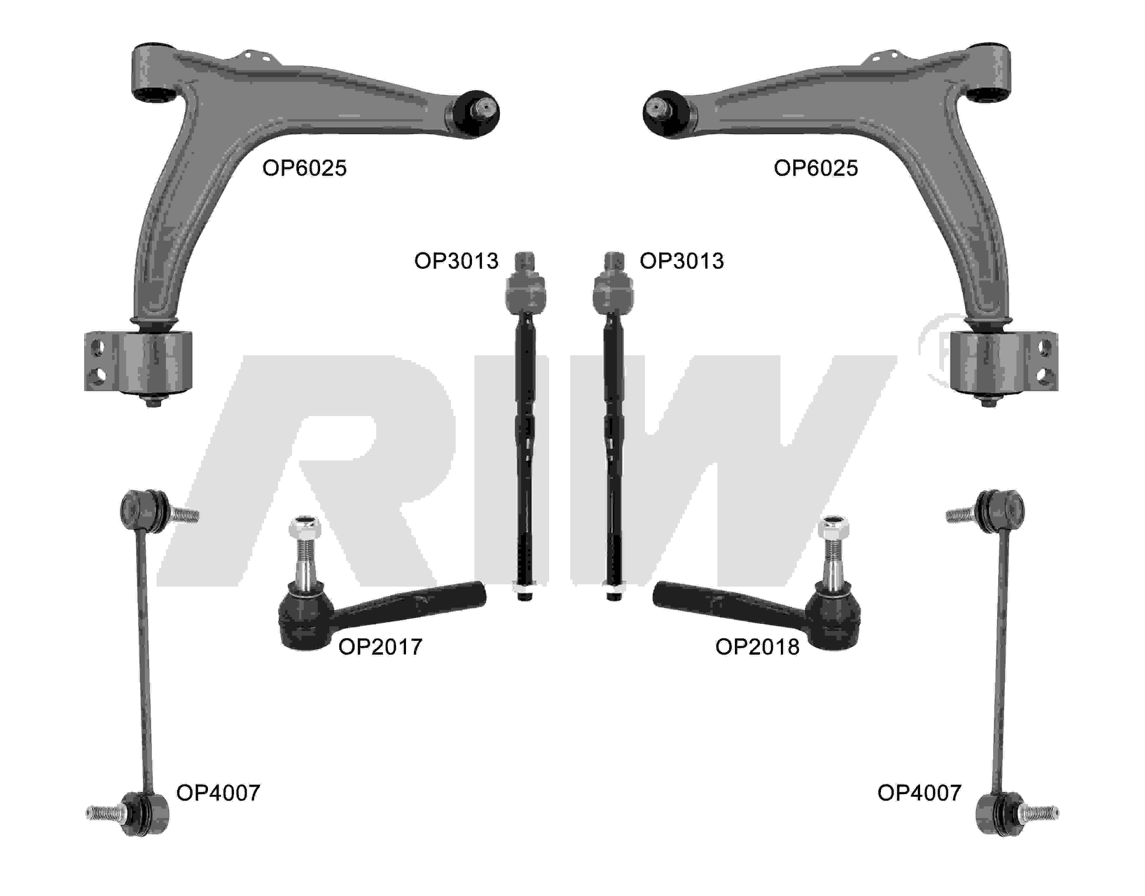 OPEL VECTRA (C) 2002 - 2008 Repair Kit