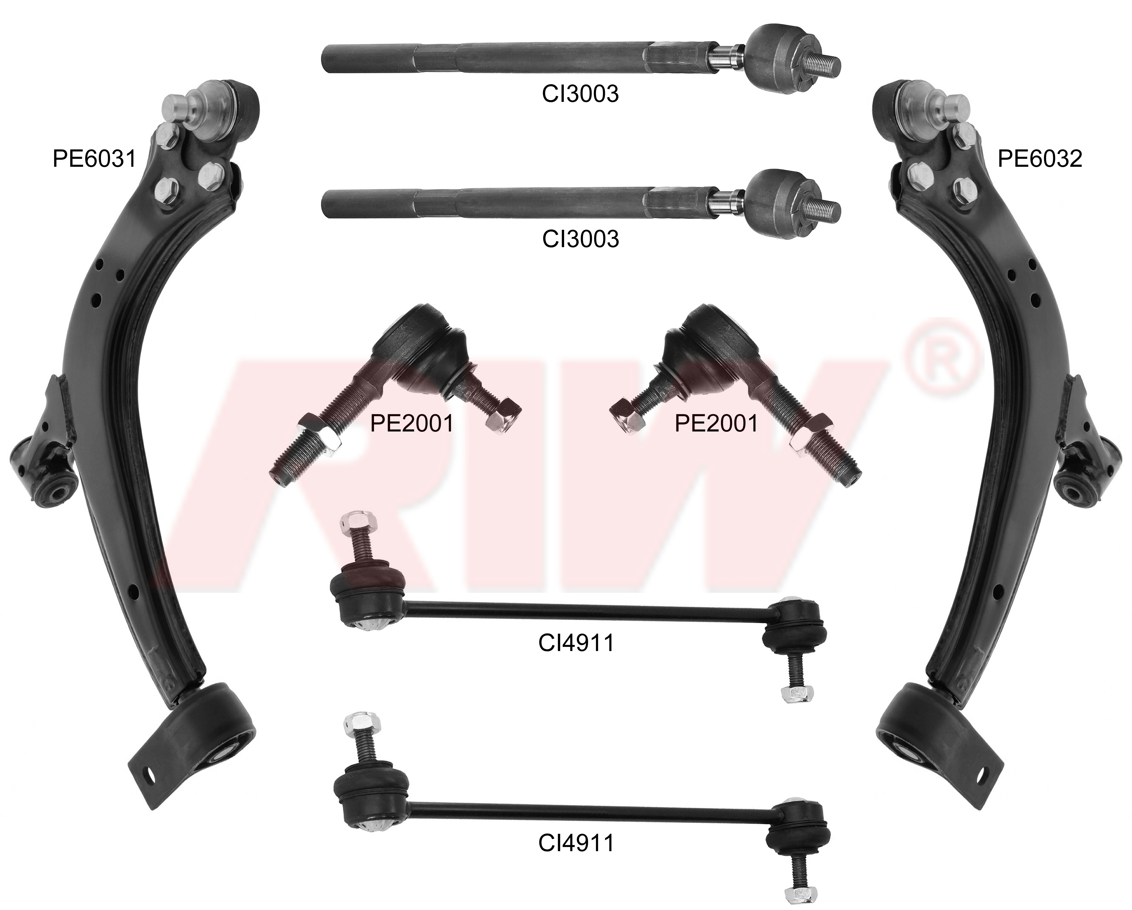 CITROEN ZX Front Left And Right Suspension Kit Front - RIW