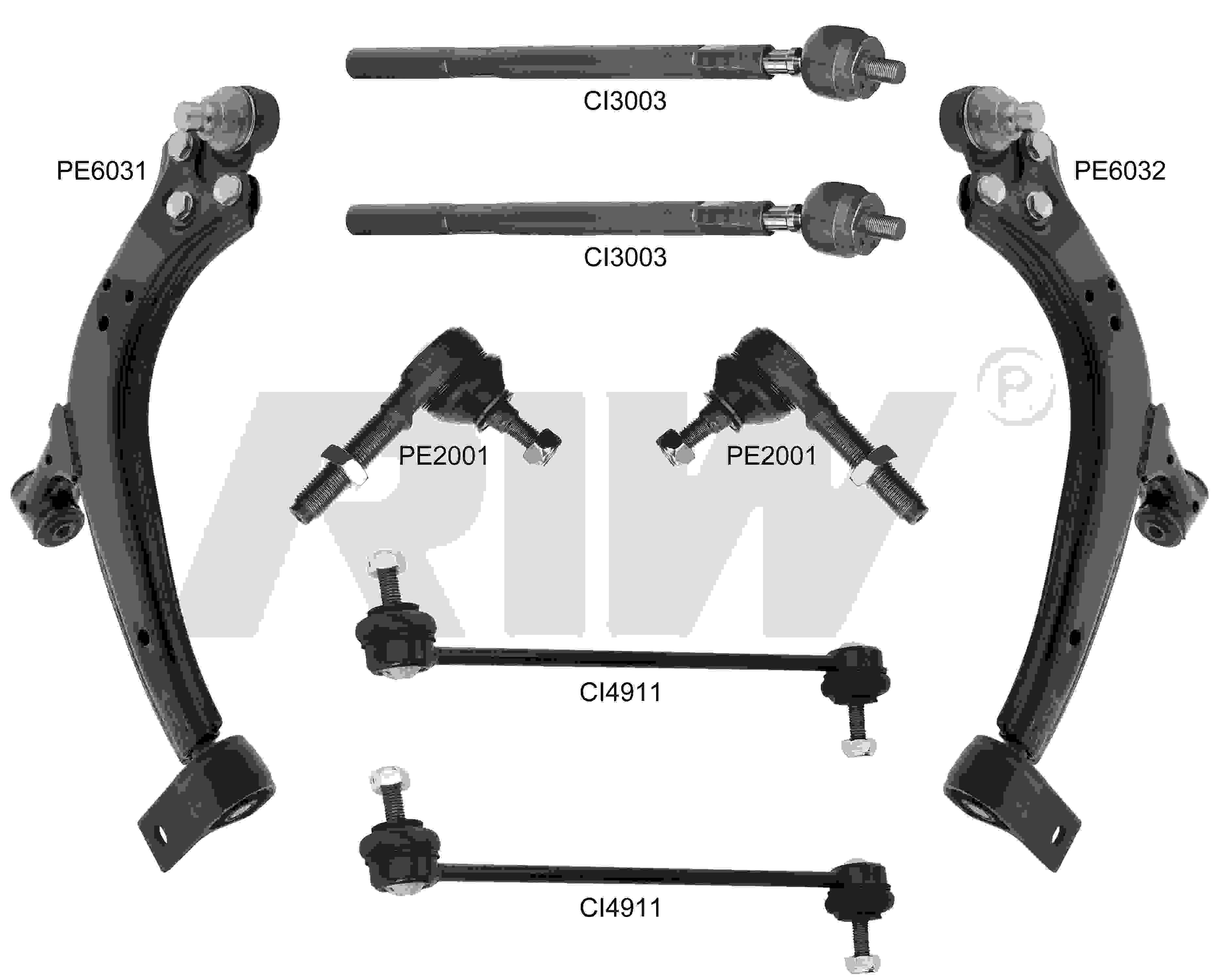 CITROEN ZX (N2) 1991 - 1997 Süspansiyon Kit