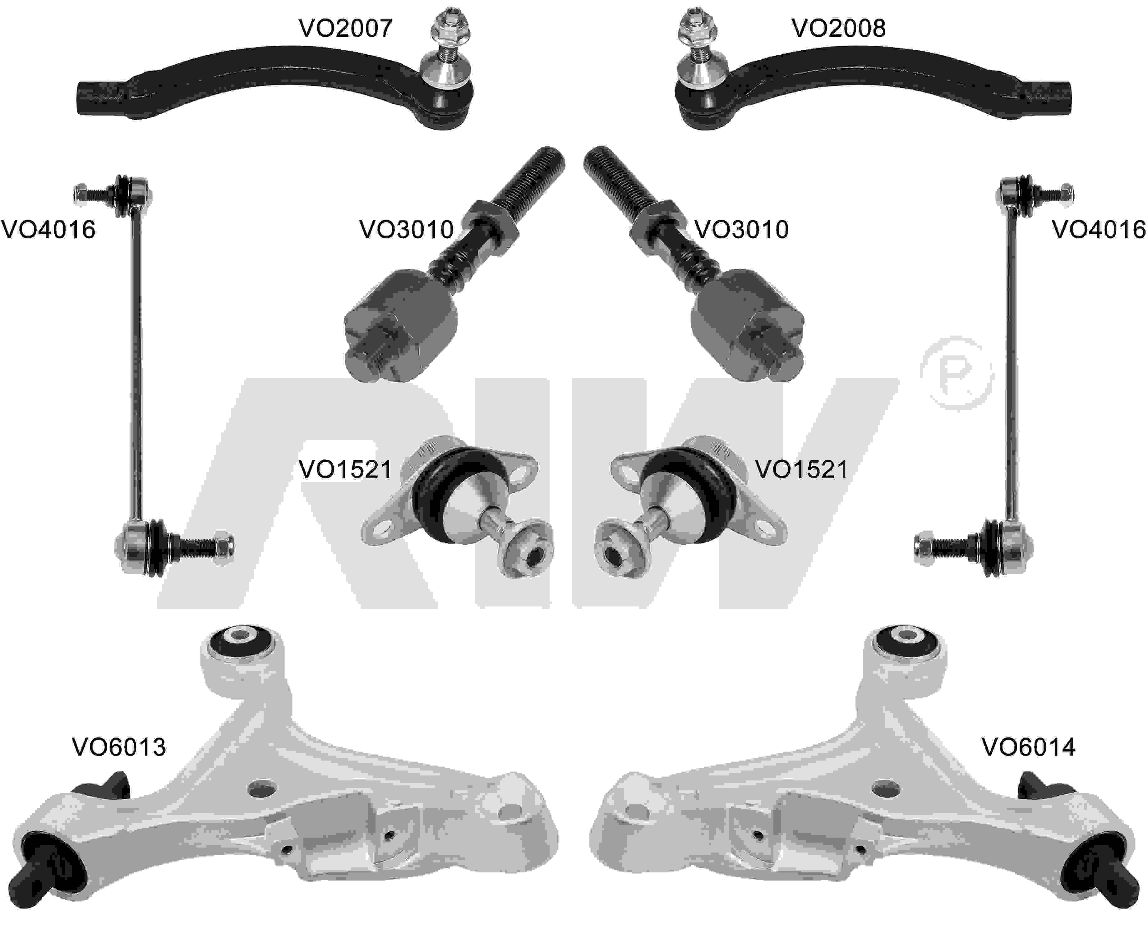 VOLVO S60 (I) 2000 - 2010 Repair Kit