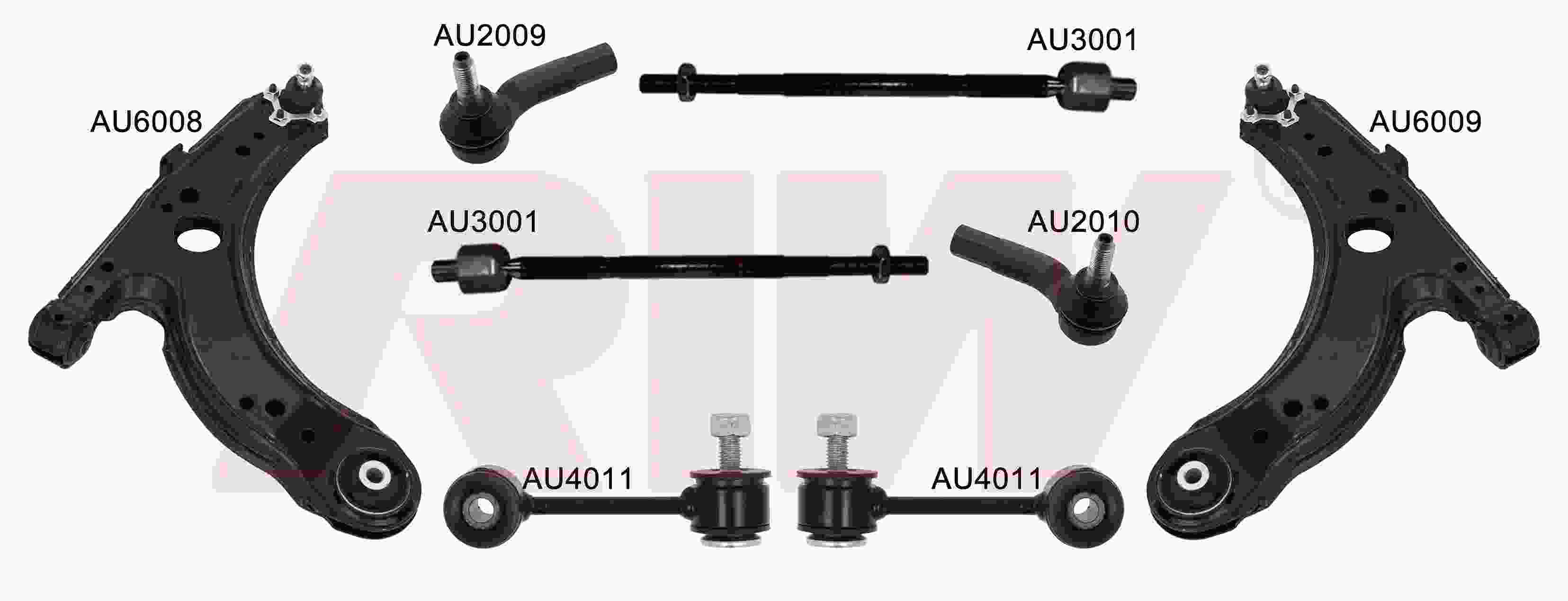 VOLKSWAGEN JETTA (MK4, A4) 1999 - 2004 Kit De Suspensión y Direccion